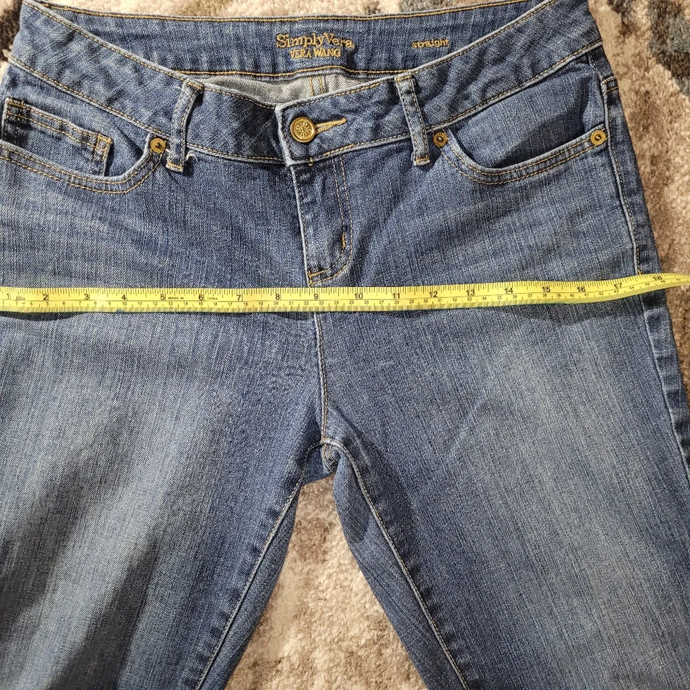 Vera Wang straight leg capri jeans size 6 - Picture 8 of 10